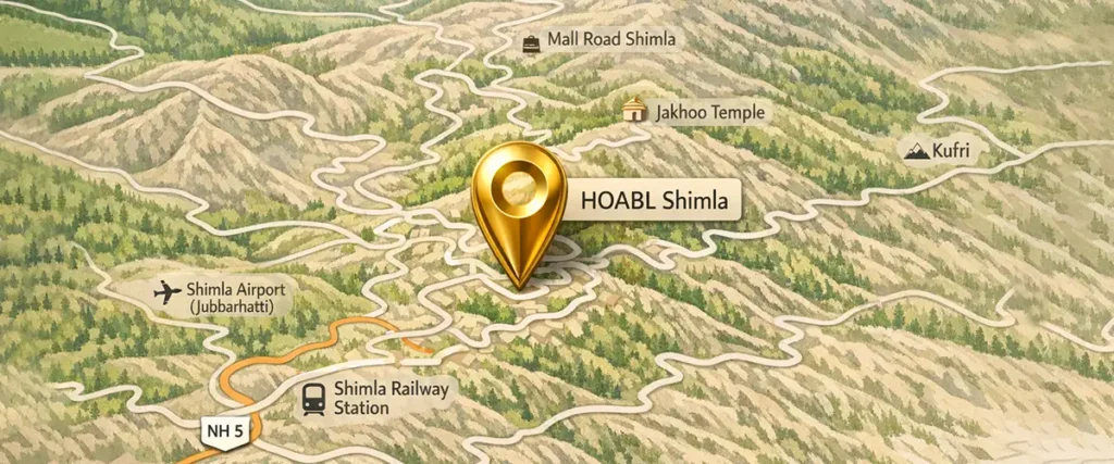 HoABL Shimla Location Map